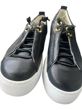 Paul Green Faye Platform Sneakers NWT Size 9 Black